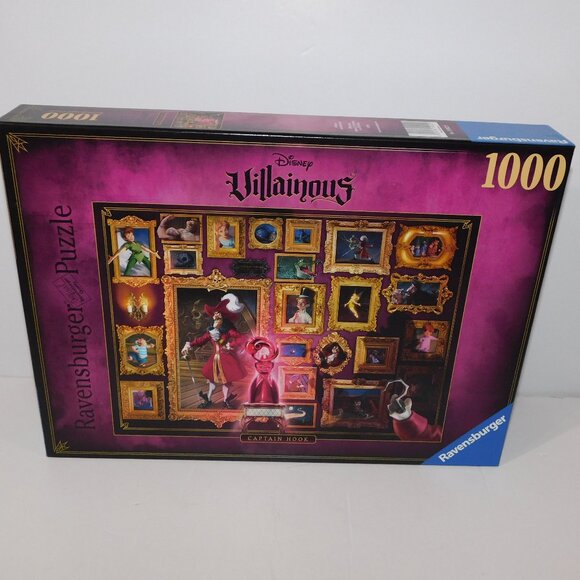 Ravensburger Other - Ravensburger Puzzle 1000 pcs Disney Villainous Villains Captain Hook 150229
